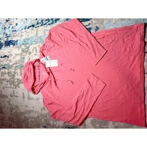 Tommy Bahama Men's Pink Hoodie Long Sleeve T-Shirt - Size XL